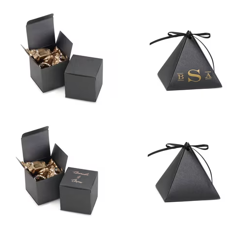 Black Wedding Favors